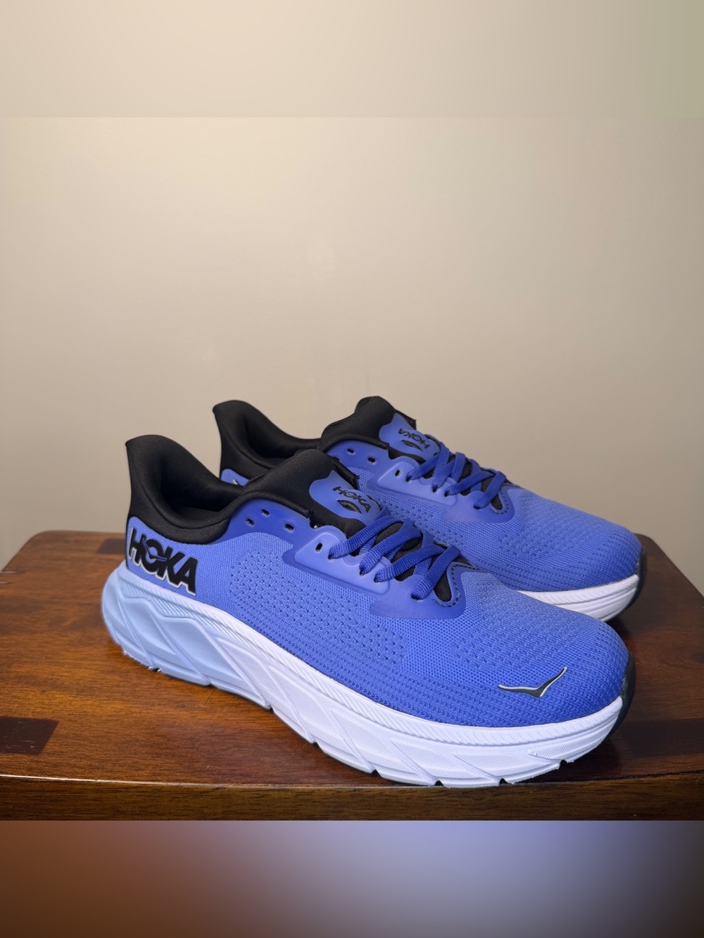 HOKA Arahi 7 Women 8.5 B Stellar Blue Cosmos 1147851 SCS Running Shoes